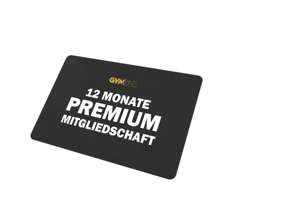 GymOne 12 Monate Premium Mitgliedschaft Karte